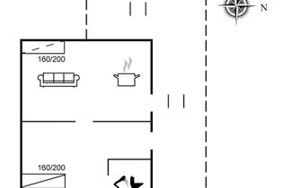 Foto 2 - Apartamento de 1 quarto em Klitmøller com terraço