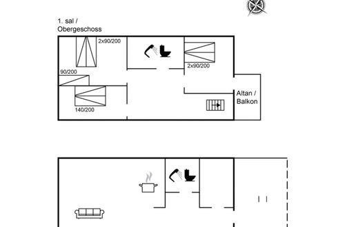 Foto 2 - Apartamento de 3 quartos em Rømø com terraço