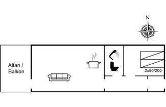 Foto 2 - Apartamento de 1 quarto em Fanø Bad com piscina