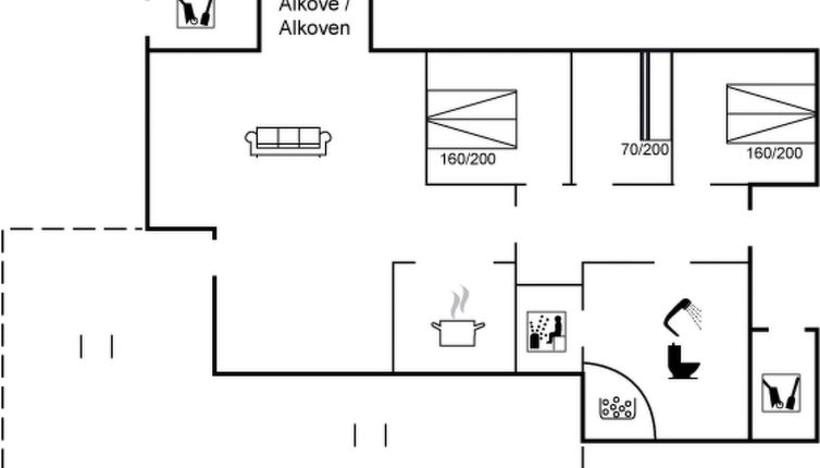 Photo 1 - 3 bedroom House in Klitmøller with terrace and sauna