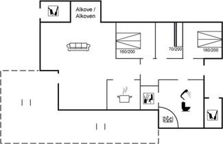Foto 1 - Casa de 3 quartos em Klitmøller com terraço e sauna