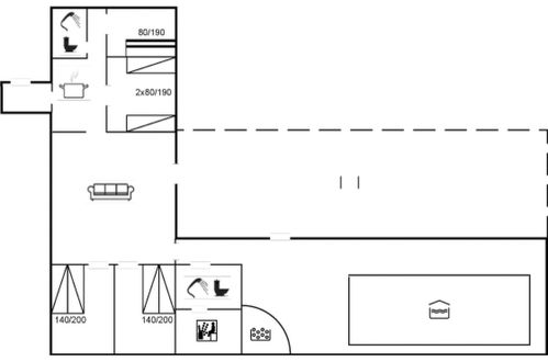 Foto 28 - Casa con 4 camere da letto a Væggerløse con piscina privata e terrazza