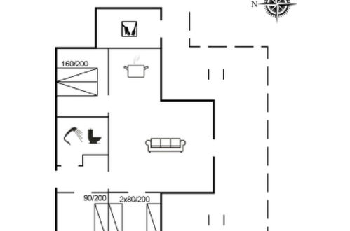 Foto 22 - Casa con 3 camere da letto a Rømø con terrazza