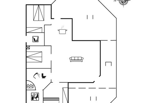 Foto 2 - Casa de 3 quartos em Rømø com sauna