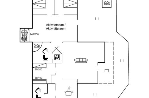Foto 2 - Casa de 3 quartos em Rømø com terraço e sauna
