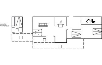 Foto 2 - Casa de 2 quartos em Idestrup com terraço