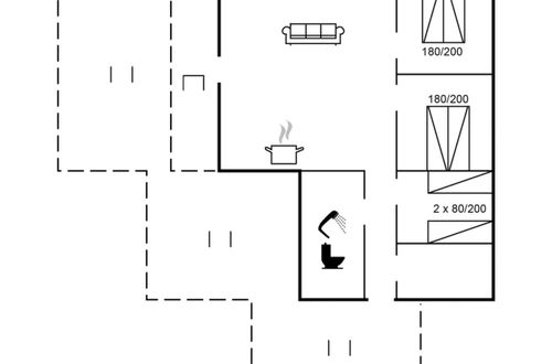 Foto 2 - Casa de 3 quartos em Vejers Strand com terraço