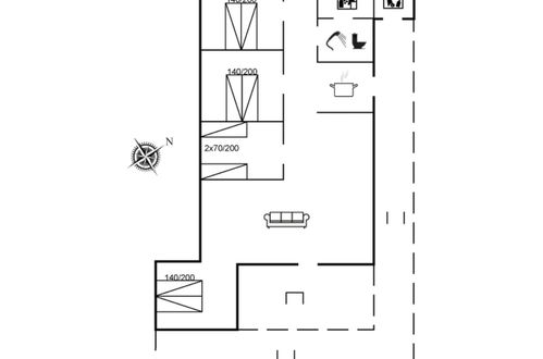 Foto 30 - Casa de 4 quartos em Harboøre com terraço e sauna