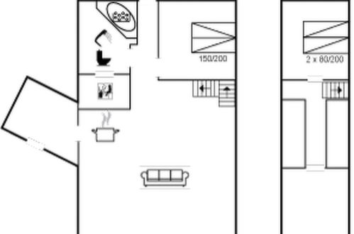 Foto 36 - Casa con 2 camere da letto a Blåvand con terrazza e sauna