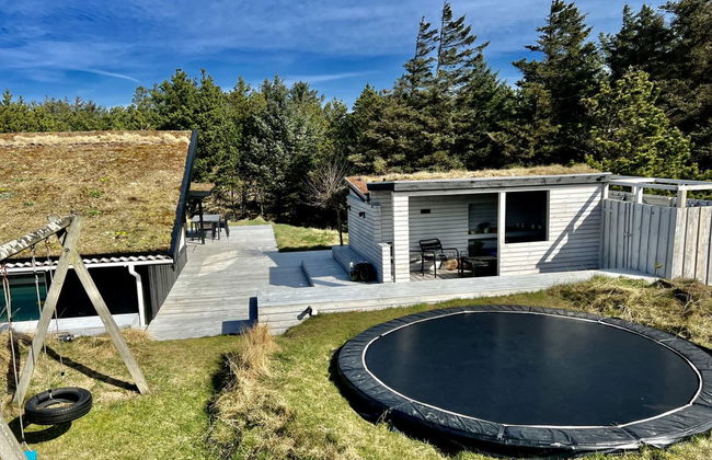 Casa de 4 quartos em Blokhus com piscina privada e terraço - Foto 15
