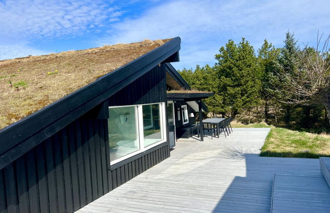 Casa de 4 quartos em Blokhus com piscina privada e terraço - Foto 7
