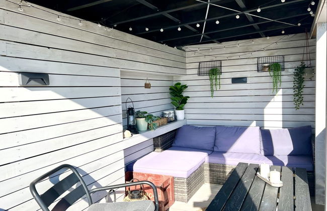 Casa de 4 quartos em Blokhus com piscina privada e terraço - Foto 13