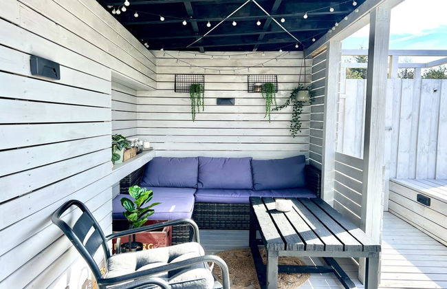 Casa de 4 quartos em Blokhus com piscina privada e terraço - Foto 14