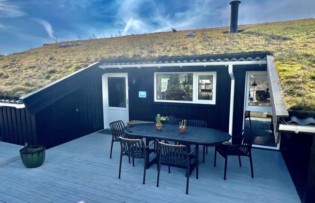 Casa de 4 quartos em Blokhus com piscina privada e terraço - Foto 9