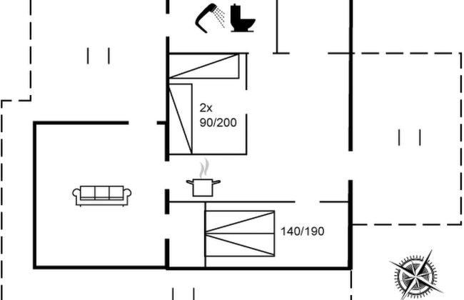 Casa con 2 camere da letto a Sønderho con terrazza - Foto 2