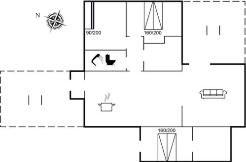 Foto 18 - Casa con 3 camere da letto a Klitmøller con terrazza