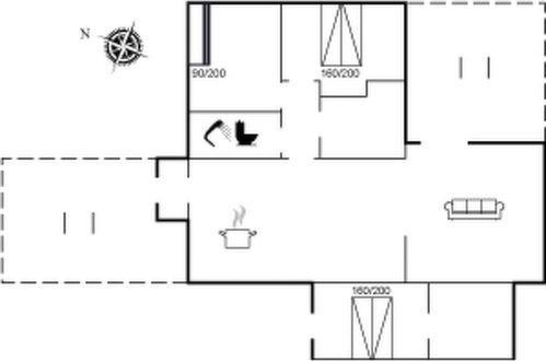 Foto 18 - Haus mit 3 Schlafzimmern in Klitmøller mit terrasse