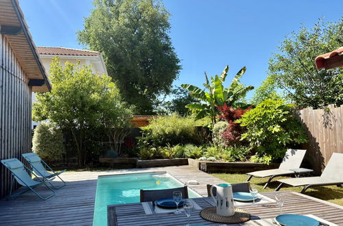 Foto 18 - Haus mit 2 Schlafzimmern in La Teste-de-Buch mit privater pool und garten