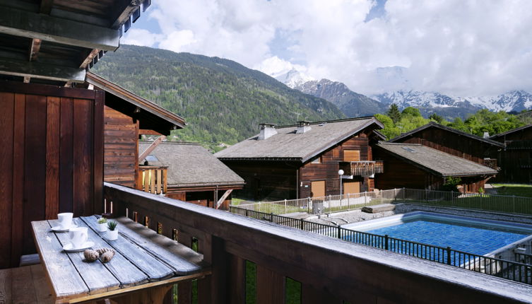 Foto 1 - Appartamento con 1 camera da letto a Saint-Gervais-les-Bains con piscina e vista sulle montagne