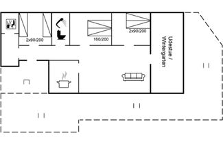 Foto 1 - Casa de 3 quartos em Vejers Strand com terraço e sauna