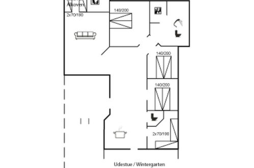 Foto 20 - Casa de 4 habitaciones en Væggerløse con terraza y sauna