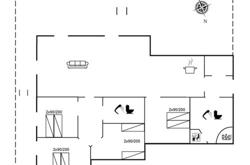 Foto 21 - Casa de 5 quartos em Væggerløse com terraço e sauna