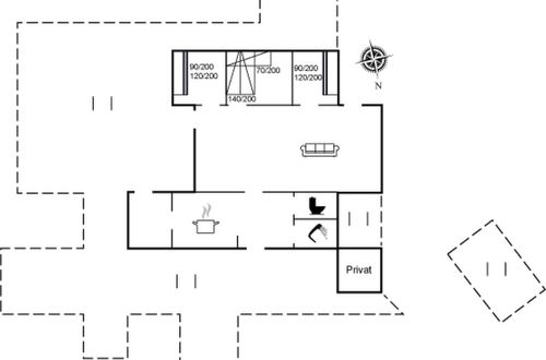 Foto 20 - Casa con 3 camere da letto a Saltum con terrazza