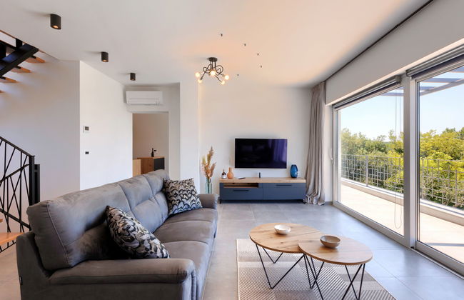 Casa de 4 quartos em Buje com piscina privada e jardim - Foto 14