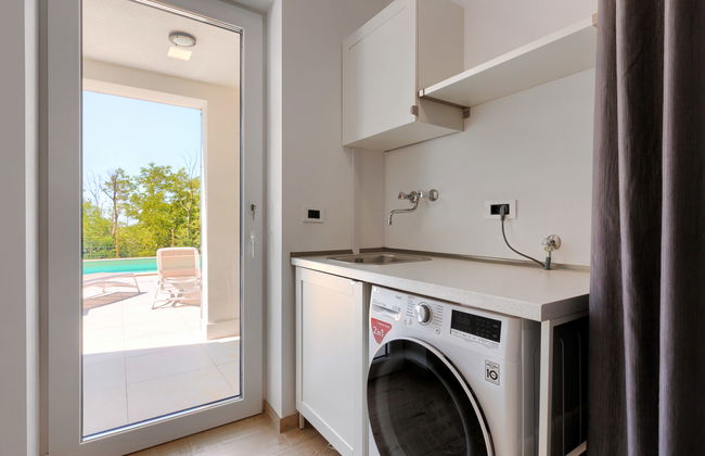 Casa de 4 quartos em Buje com piscina privada e jardim - Foto 36
