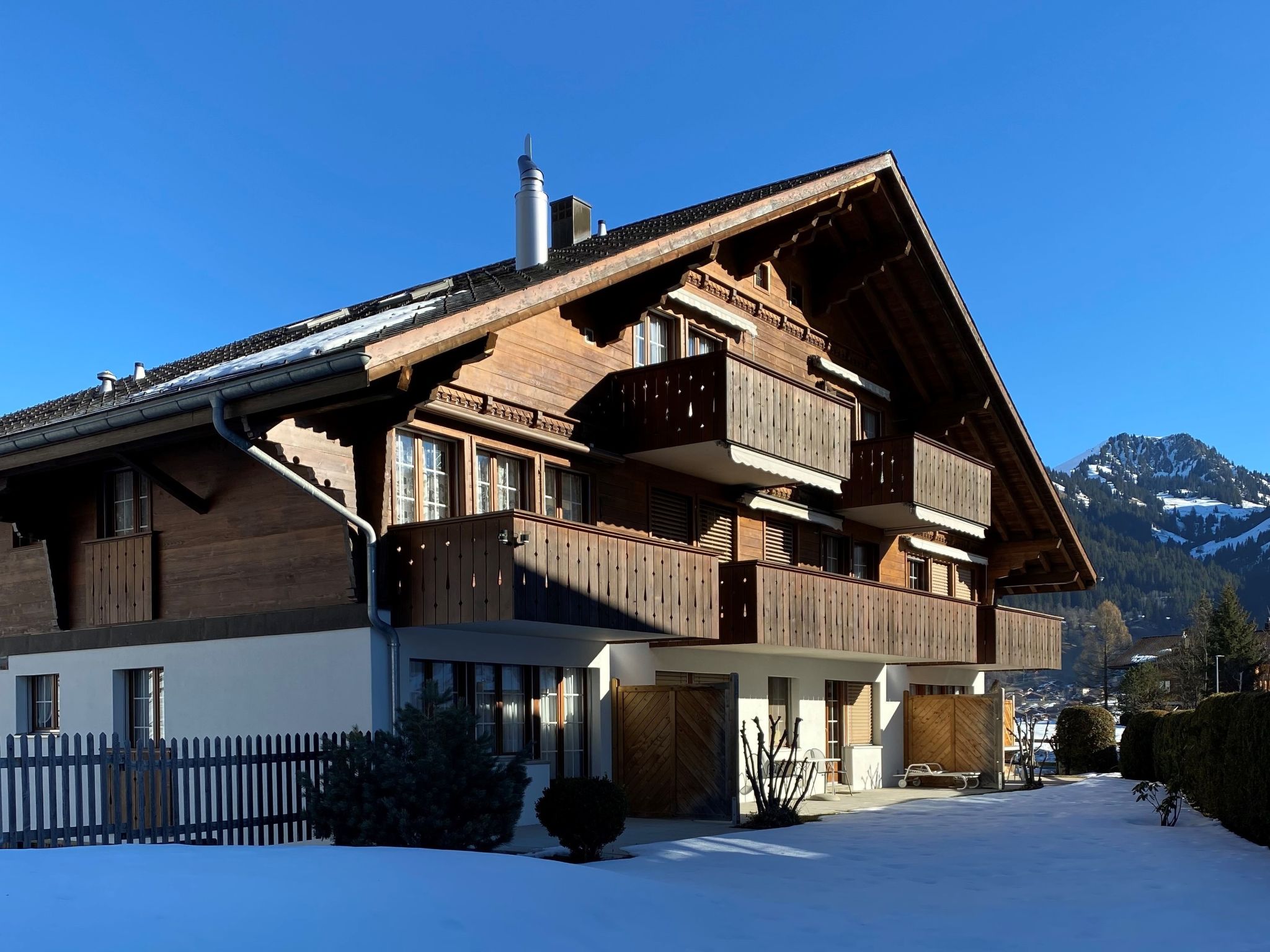 Photo 20 - Appartement de 2 chambres à Zweisimmen avec jardin et vues sur la montagne