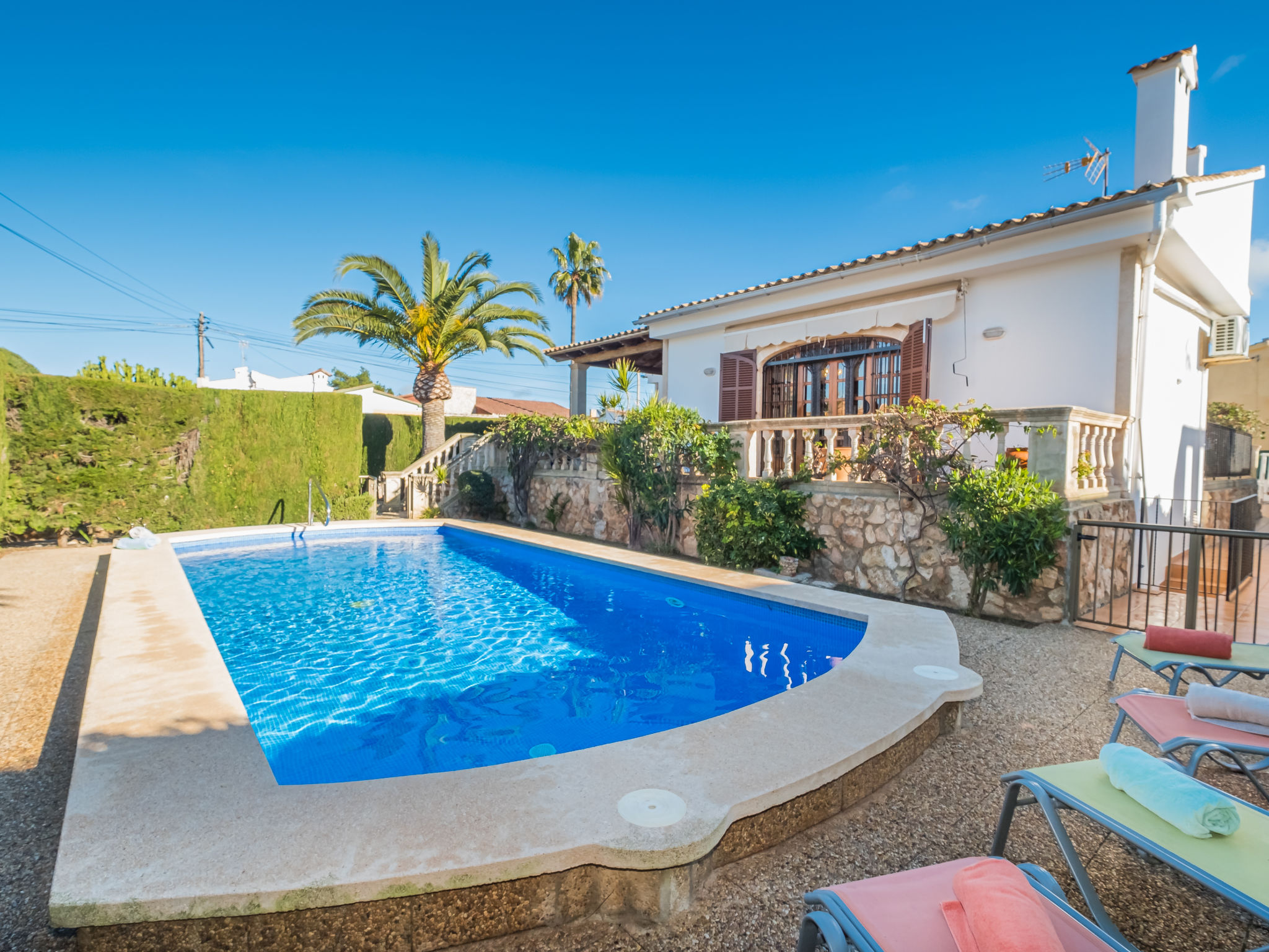 Foto 1 - Casa de 3 quartos em Llucmajor com piscina privada e vistas do mar