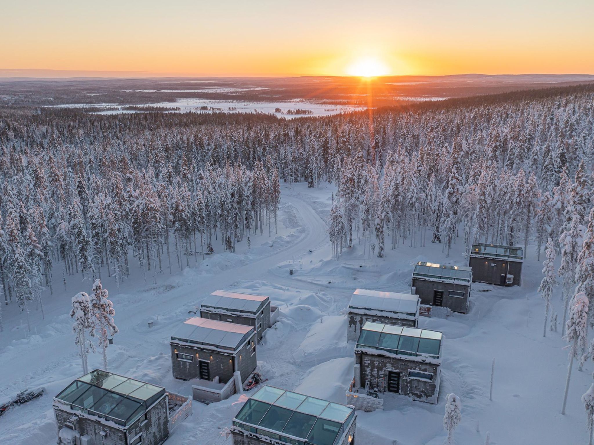 Foto 3 - Haus mit 1 Schlafzimmer in Kittilä mit sauna und blick auf die berge