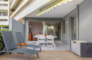Foto 2 - Apartamento de 1 habitación en Canet-en-Roussillon con jardín y vistas al mar