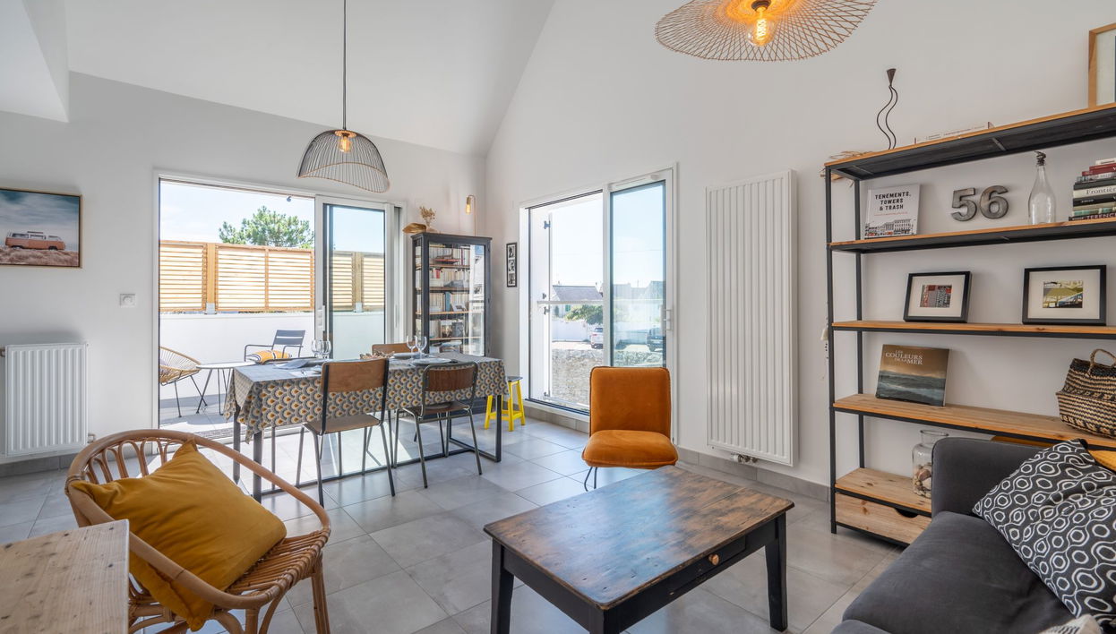 Apartamento de 3 quartos em Quiberon com jardim e terraço - Foto 1
