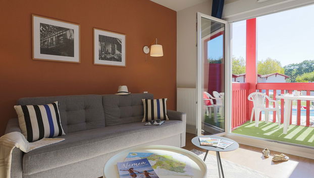 Appartamento con 2 camere da letto a Urrugne con piscina e giardino - Foto 4
