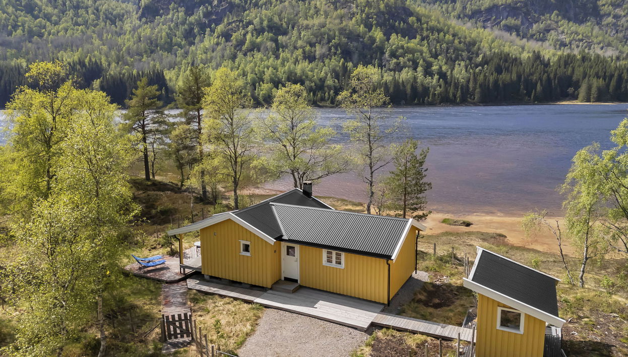 Haus mit 3 Schlafzimmern in Åseral mit garten und terrasse - Foto 1