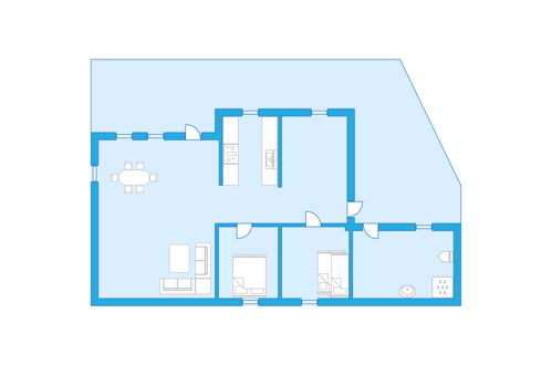 Photo 15 - 2 bedroom House in Lyngdal with garden and terrace