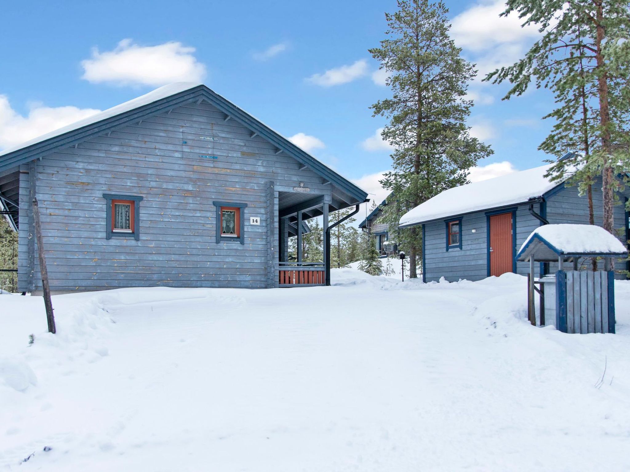 Foto 2 - Haus mit 2 Schlafzimmern in Kolari mit sauna und blick auf die berge