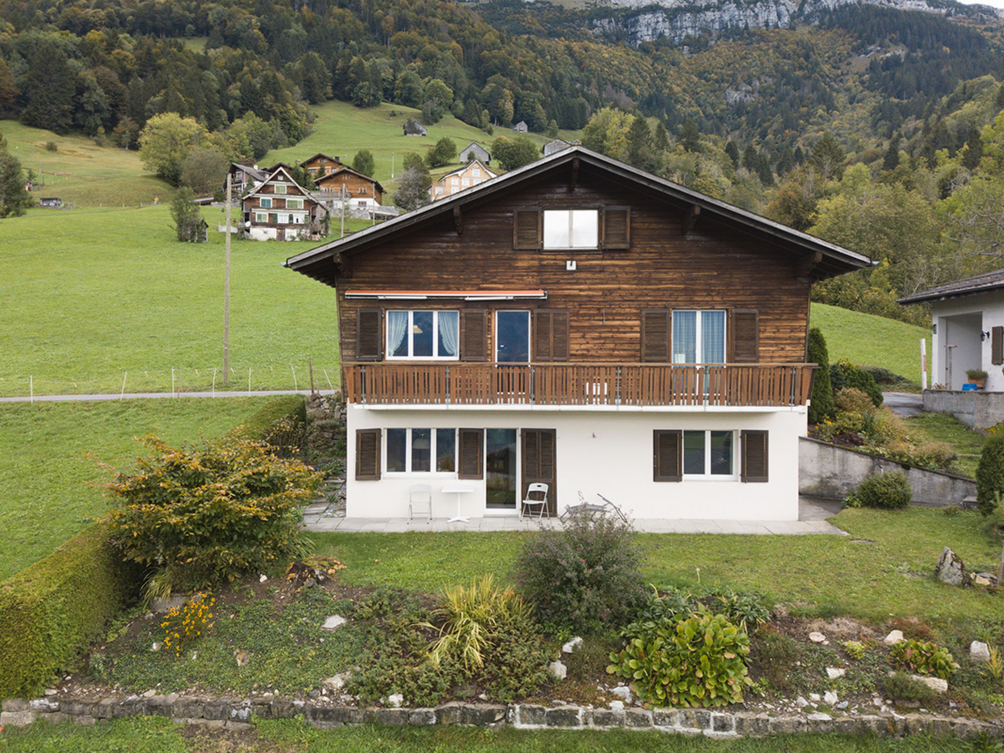 Foto 1 - Apartamento de 2 quartos em Amden com vista para a montanha