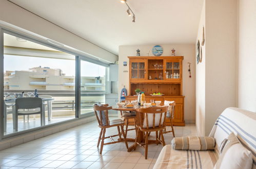 Foto 6 - Apartamento de 2 quartos em Canet-en-Roussillon com jardim e vistas do mar
