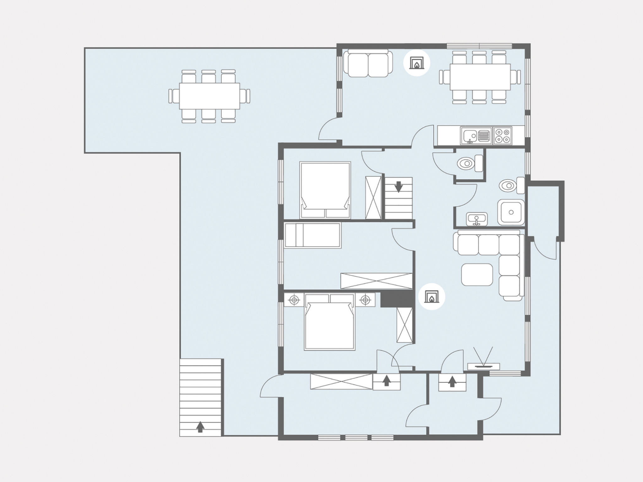 Foto 23 - Haus mit 5 Schlafzimmern in Fossdal mit terrasse