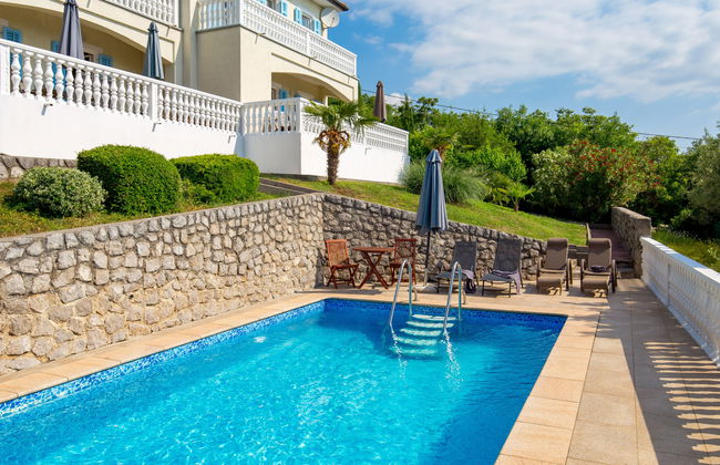 Casa de 4 quartos em Mošćenička Draga com piscina e jardim - Foto 26