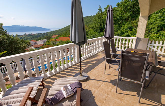 Casa de 4 quartos em Mošćenička Draga com piscina e jardim - Foto 14