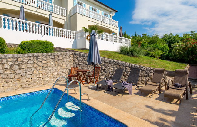 Casa de 4 quartos em Mošćenička Draga com piscina e jardim - Foto 31
