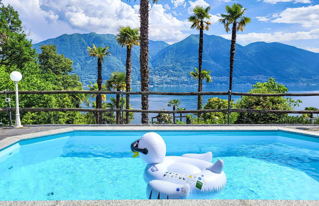 Casa de 5 quartos em Minusio com piscina privada e jardim - Foto 31
