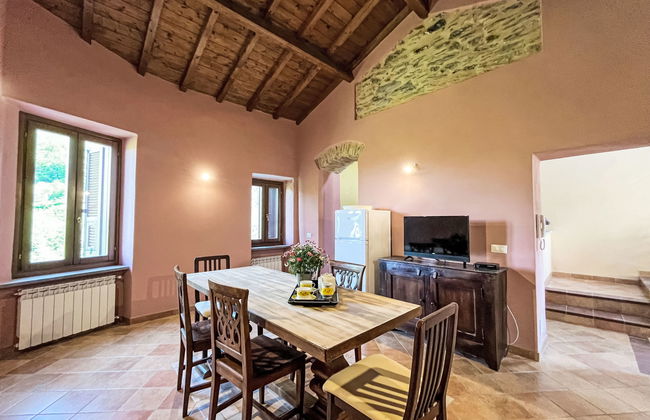 Apartamento de 4 quartos em Prelà com piscina e jardim - Foto 40