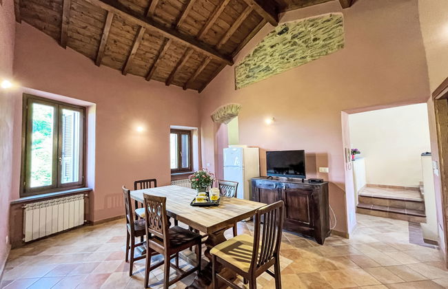 Apartamento de 4 quartos em Prelà com piscina e jardim - Foto 42