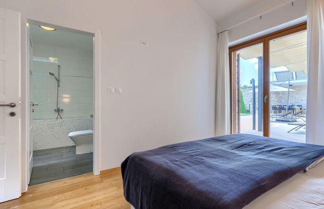 Casa de 4 quartos em Sveti Petar u Šumi com piscina privada e jardim - Foto 43