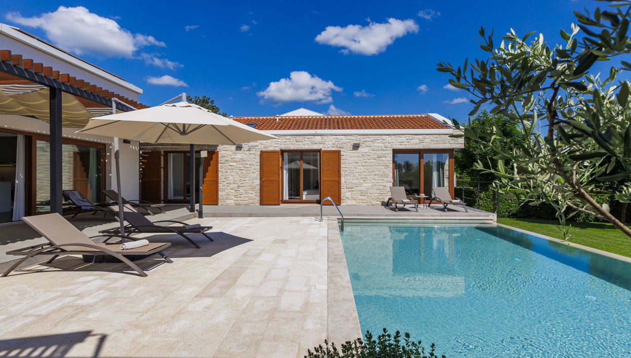 Casa con 4 camere da letto a Sveti Petar u Šumi con piscina privata e giardino - Foto 1