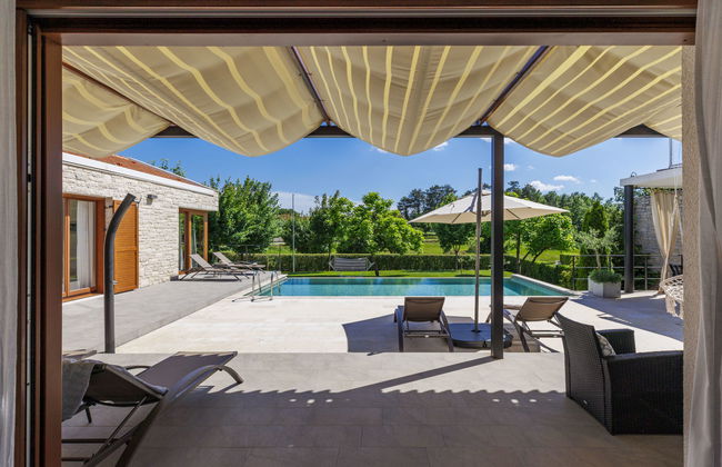 Casa de 4 quartos em Sveti Petar u Šumi com piscina privada e jardim - Foto 10